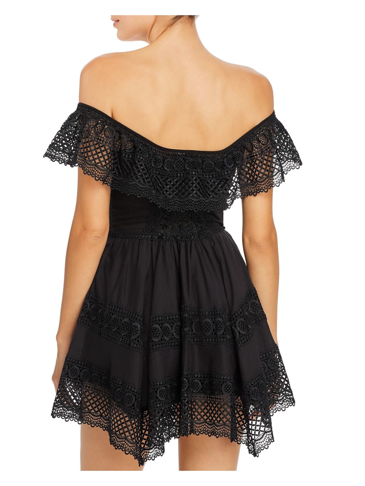 Black Zippered Pullover Dress R53098