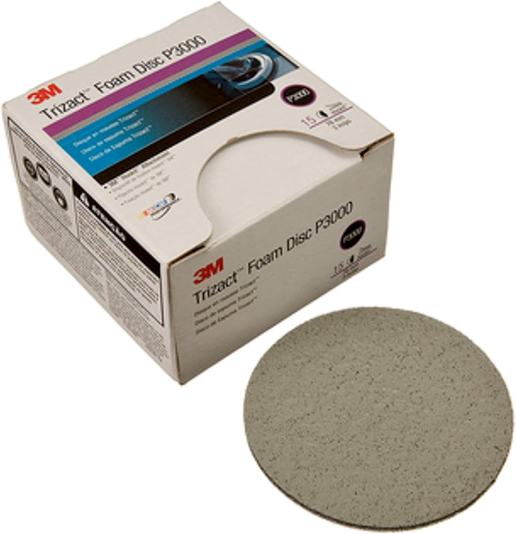 5 in 3000 Foam Disc, 15 discs per carton, Pack of 2 O23934