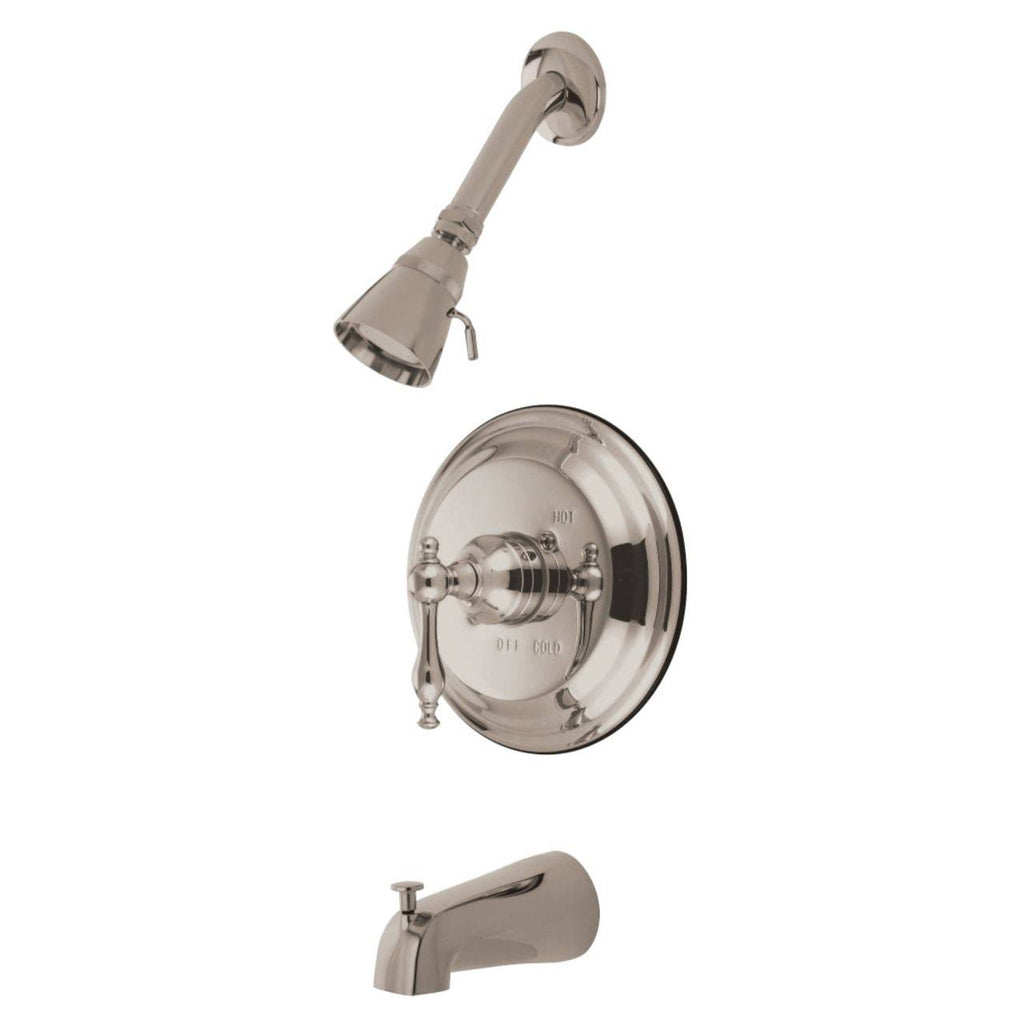 Brushed Nickel Tub and Shower Faucet D99985