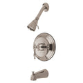 Brushed Nickel Tub and Shower Faucet D99985
