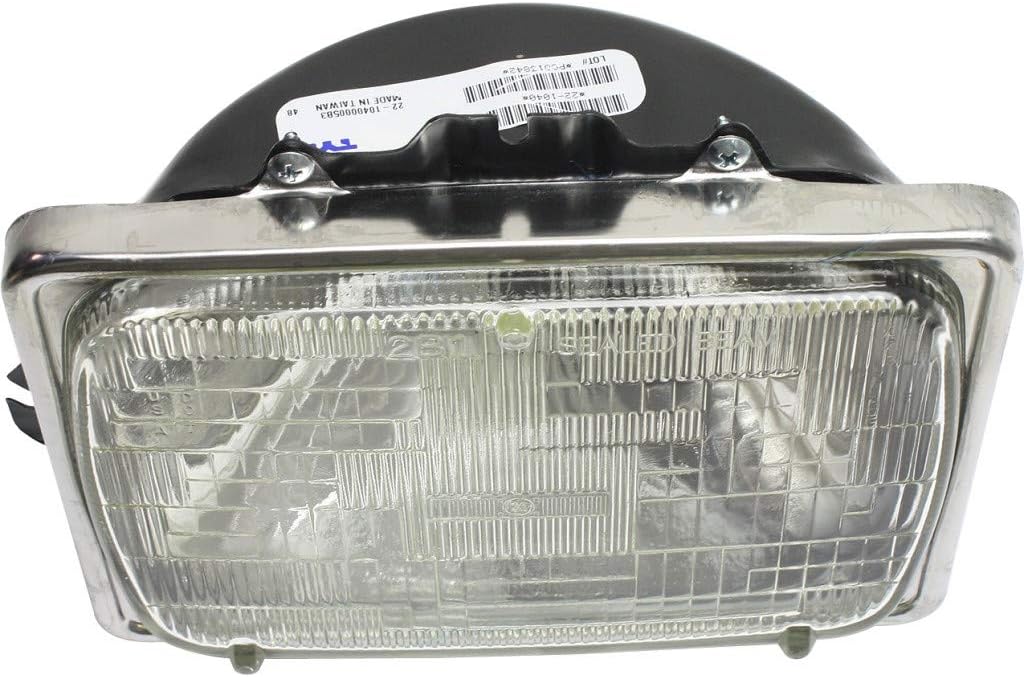 Halogen Sealed Beam Headlight Assembly Pair for Ford E-350 Econoline 1992-1998 A5795