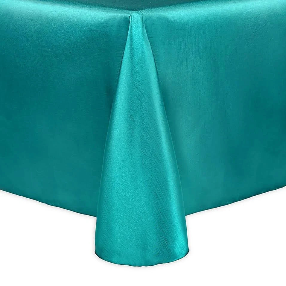 Caribbean Blue Oval Tablecloth E525730