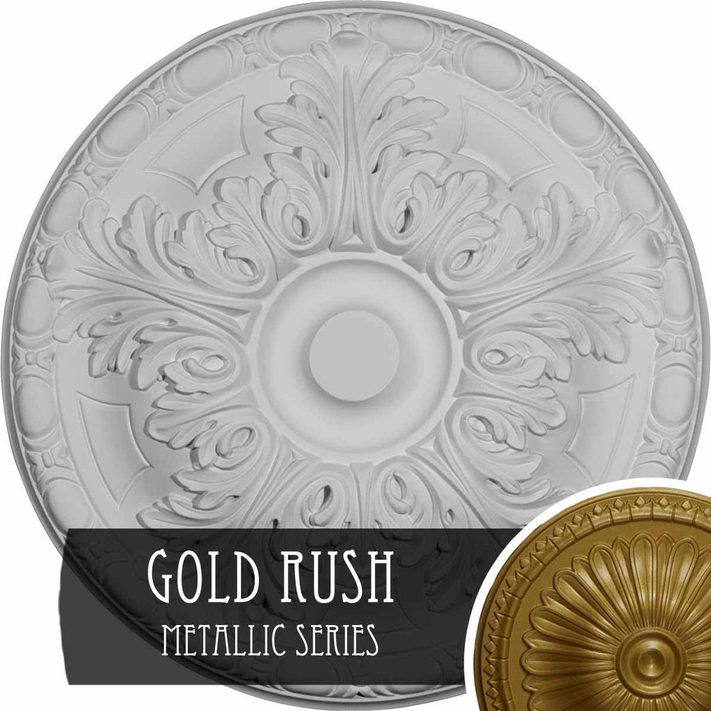 Gold Hand-Painted Ceiling Medallion T51641