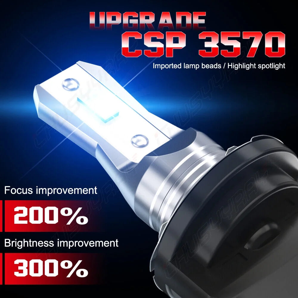 2x H11B LED Headlight Bulbs Kit Low Beam 8000K Ice Blue J7071