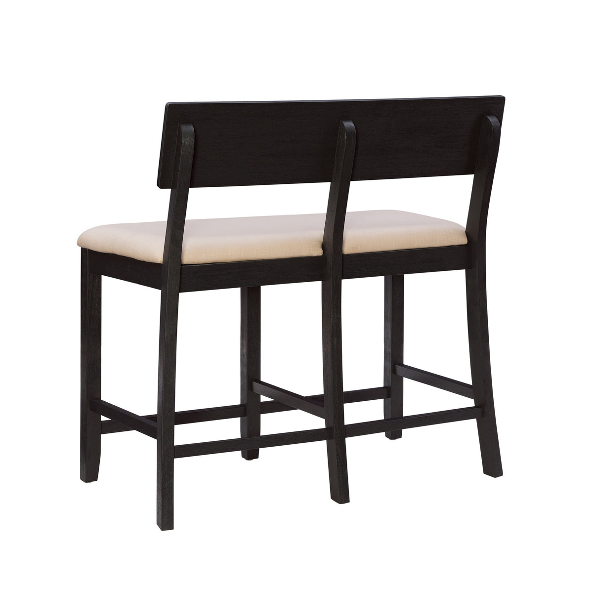 Dark Charcoal Counter Height Dining Bench I1546