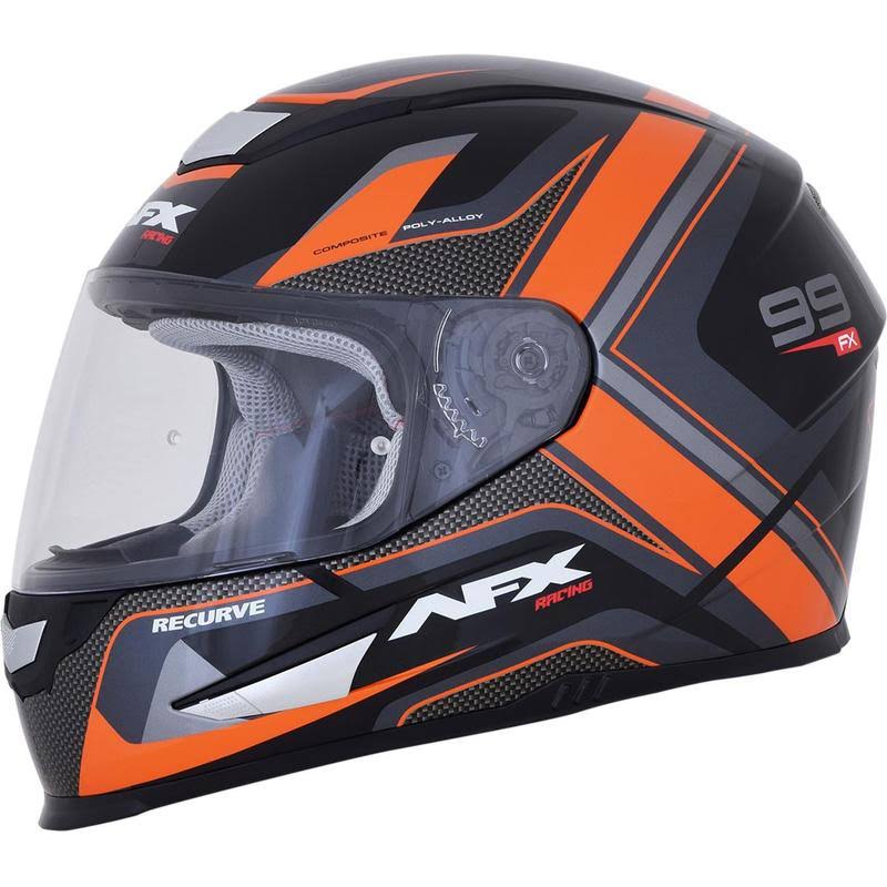 Pearl White/Blue Recurve Helmet C299