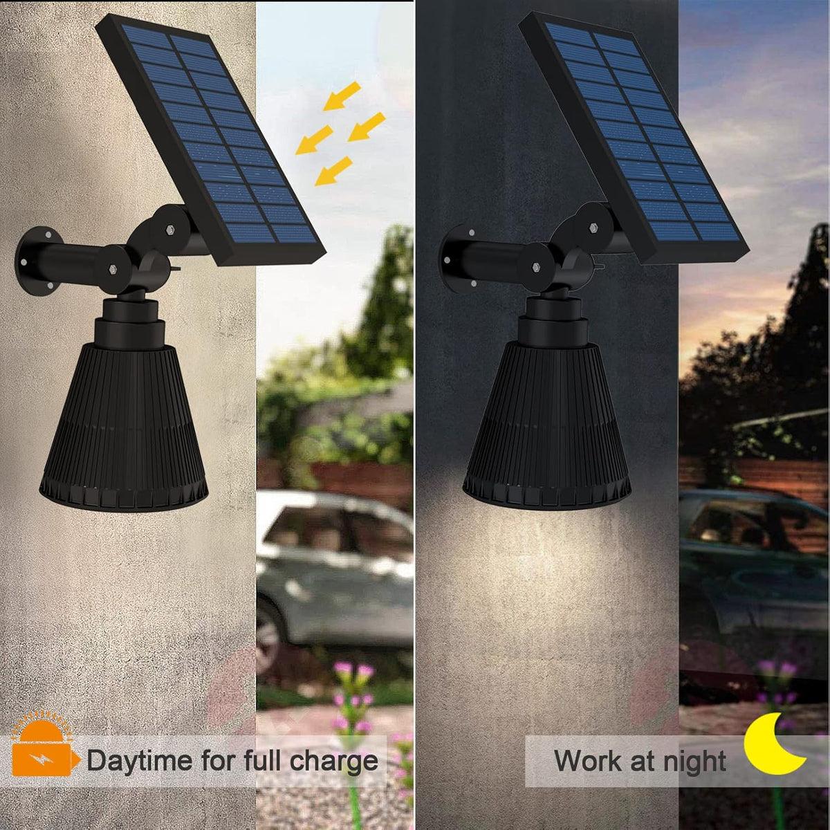 4 Pack Adjustable Solar Spot Lights K4391