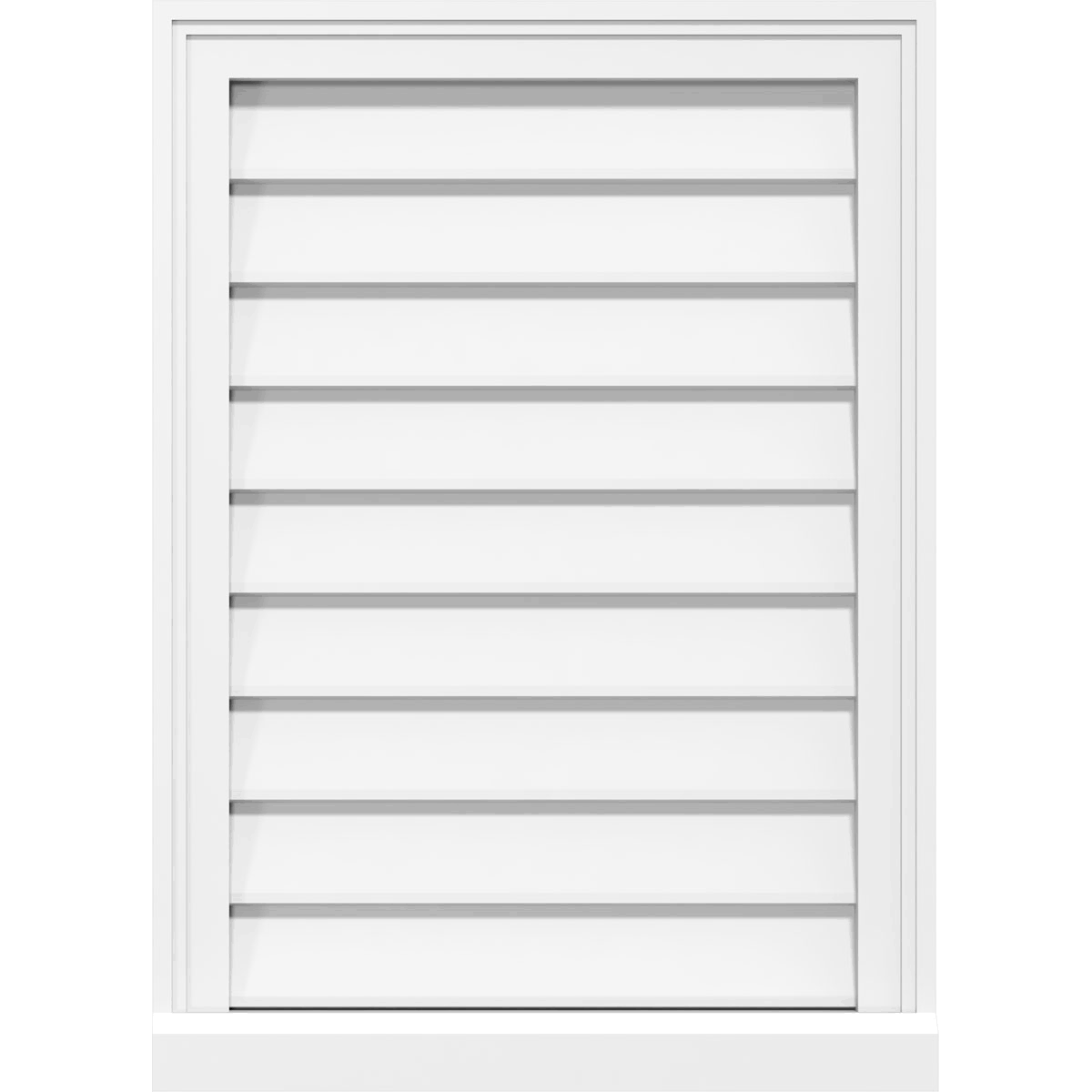PVC Gable Vent with Brickmould E338421
