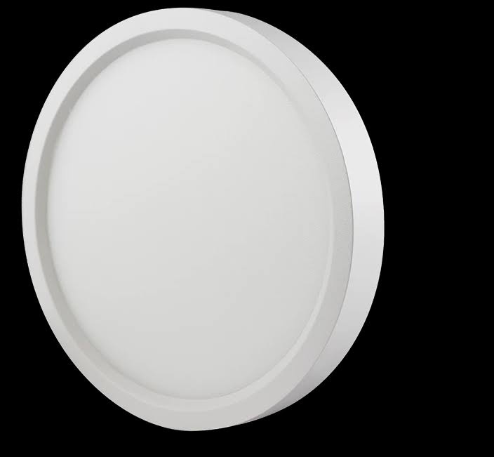 5x22 LED Slimline Round Surface Fixture 3000K 120-277V 5 Pack P161