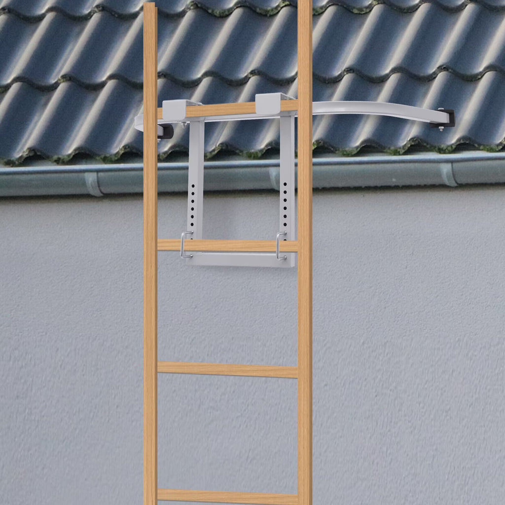U Shape Ladder Stabilizer Standoff Wing Span Wall Ladder Extension Roof N9477