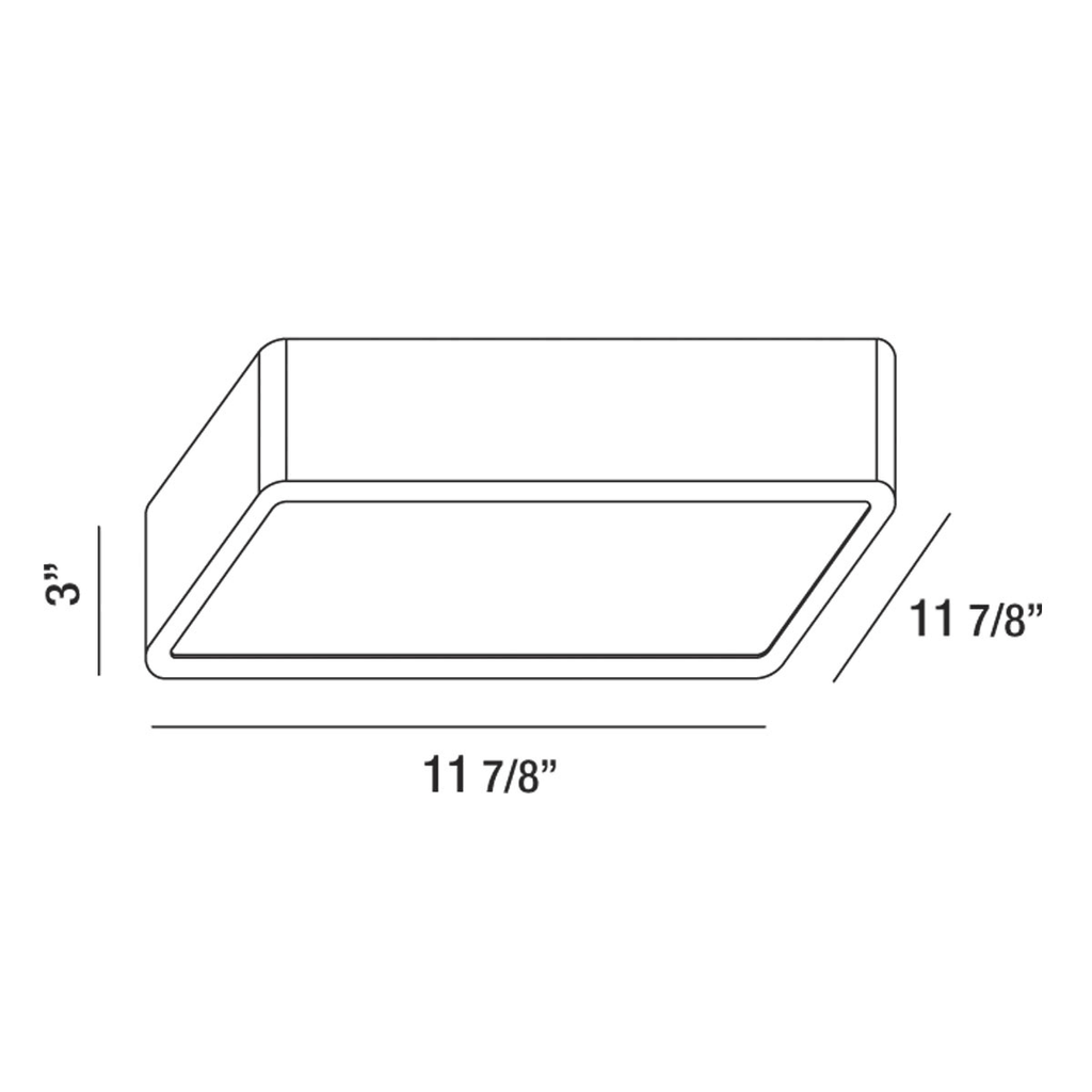 LED Flush-Mount Light B412