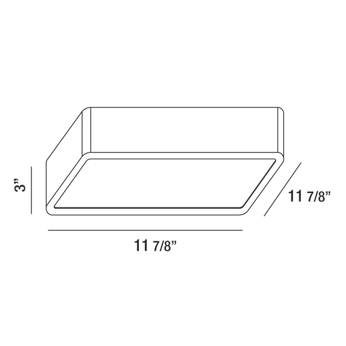 LED Flush-Mount Light B412