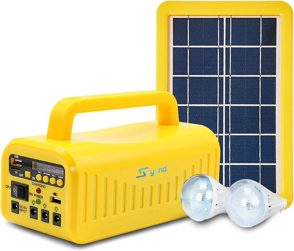 Solar Generator Portable Power Station with Solar Panel 8000mAh Battery H5138