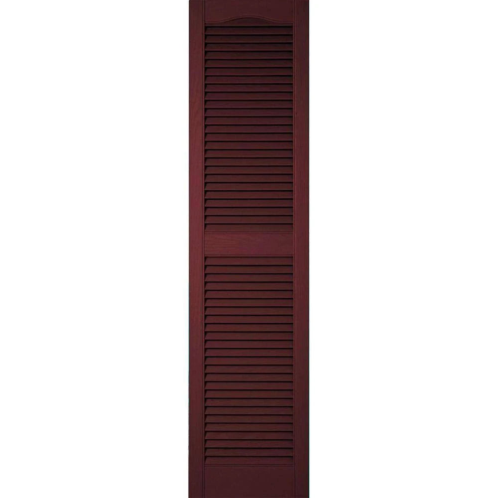 Bordeaux Vinyl Open Louver Shutters M21588