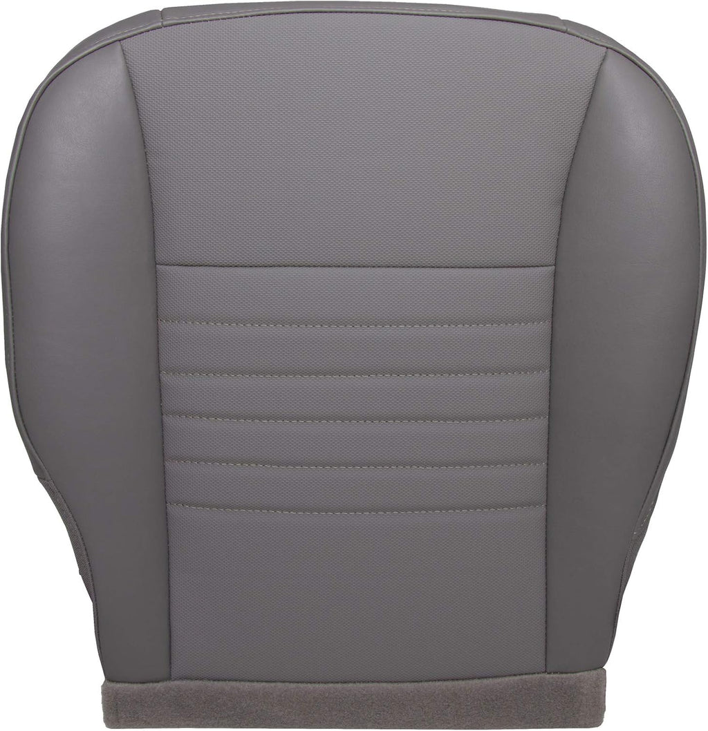 Passenger Bottom Replacement Vinyl Seat Cover - Medium Slate Gray F635