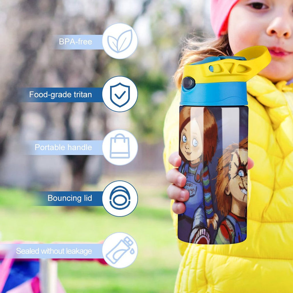 Insulated Stainless Steel Water Bottle with Straw Z5626