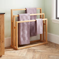 Natural Wood Towel Rack R461318
