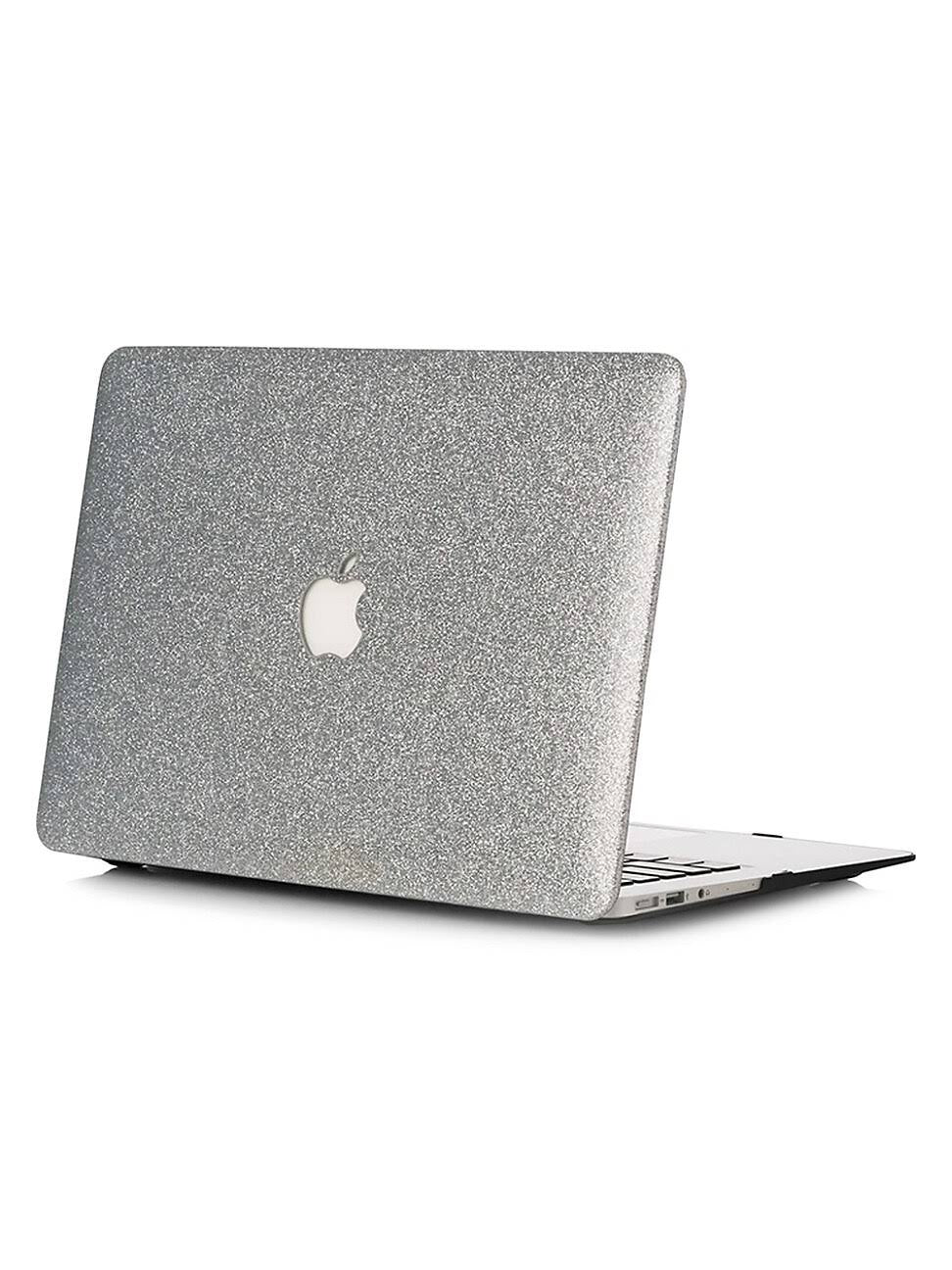 Silver Glitter MacBook Case D377026