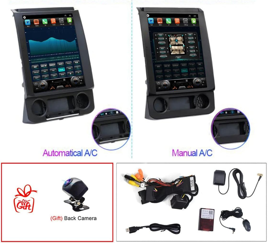 12.1inch Touch Screen Car Stereo Navigation with Wireless Carplay V1548