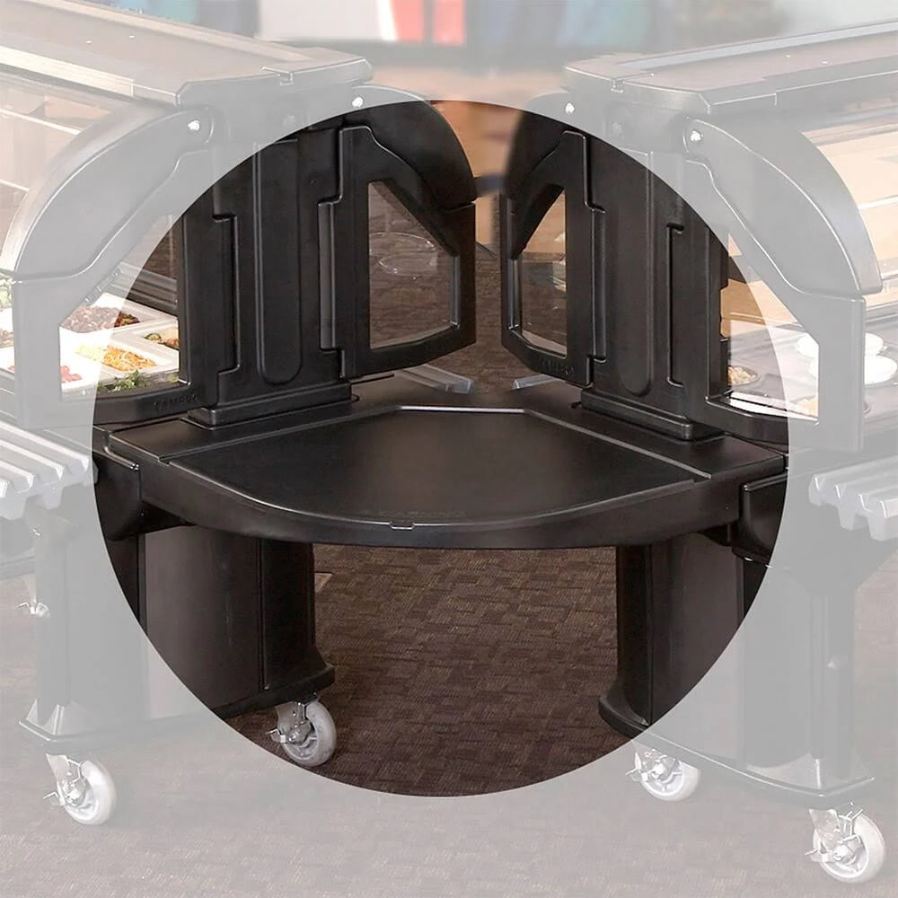 Black Corner Connector for Versa Food Bar C467
