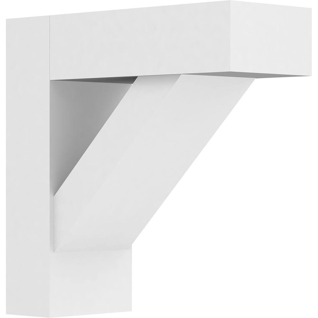 PVC Bracket with Block Ends - 5 x 14 x 14 in. B77211