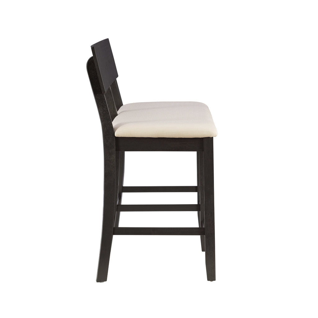 Dark Charcoal Counter Height Dining Bench I1546