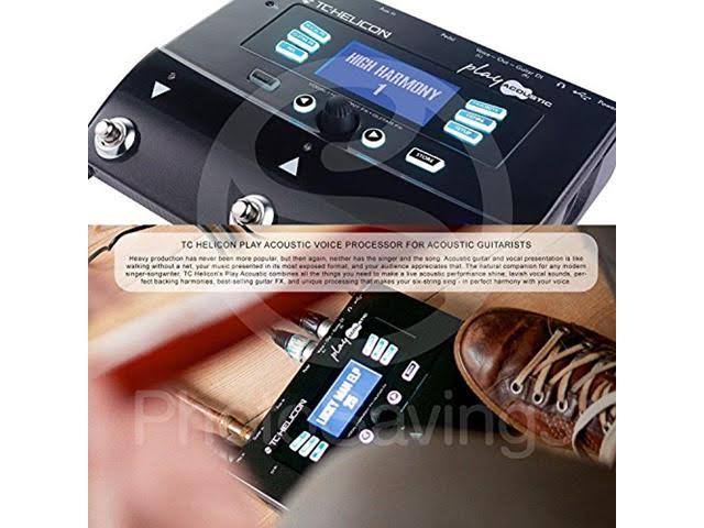 Acoustic Vocal and Acoustic Guitar Effect Processor Pedal Bundle with Mic S43029