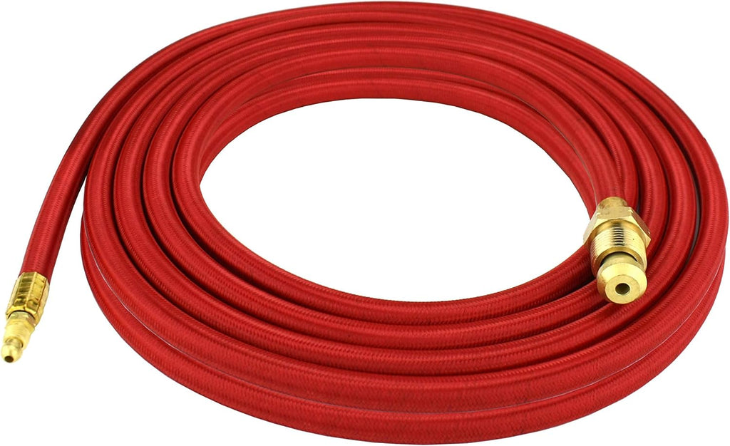 25 Feet Super Flex Red Braided Power Cable for Water-Cooled TIG Torches V482606
