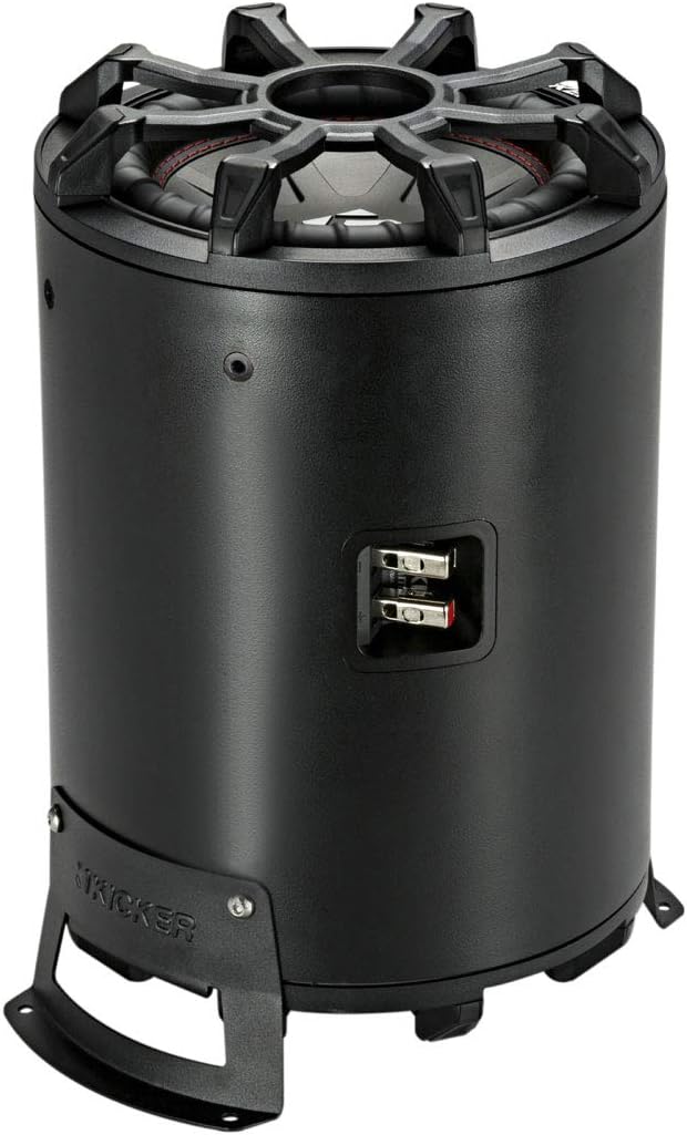 10" Bass Tube Sub Box with Amplifier and 8Ga Amp Install Kit I49736