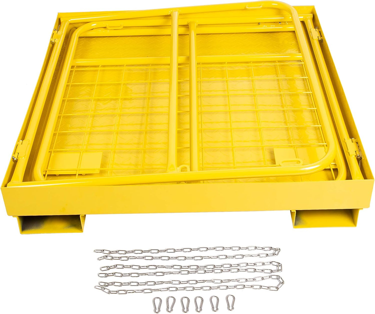 36x36 Steel Forklift Cage Work Platform S9339