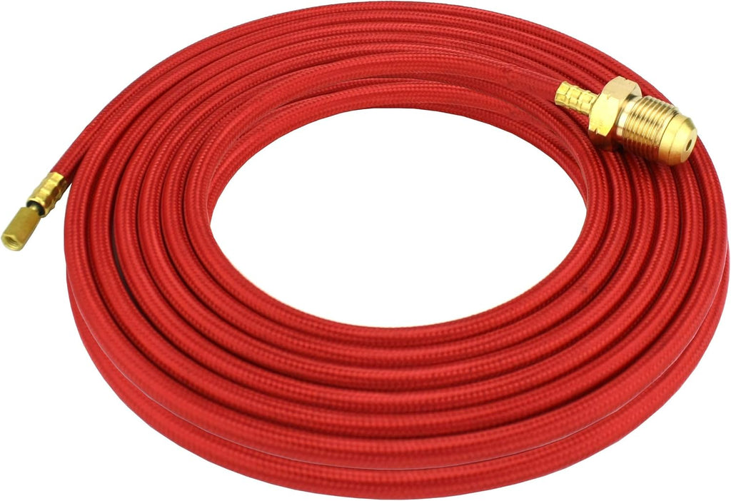 25 Feet Super Flex Red Braided Power Cable for Water-Cooled TIG Torches V482606
