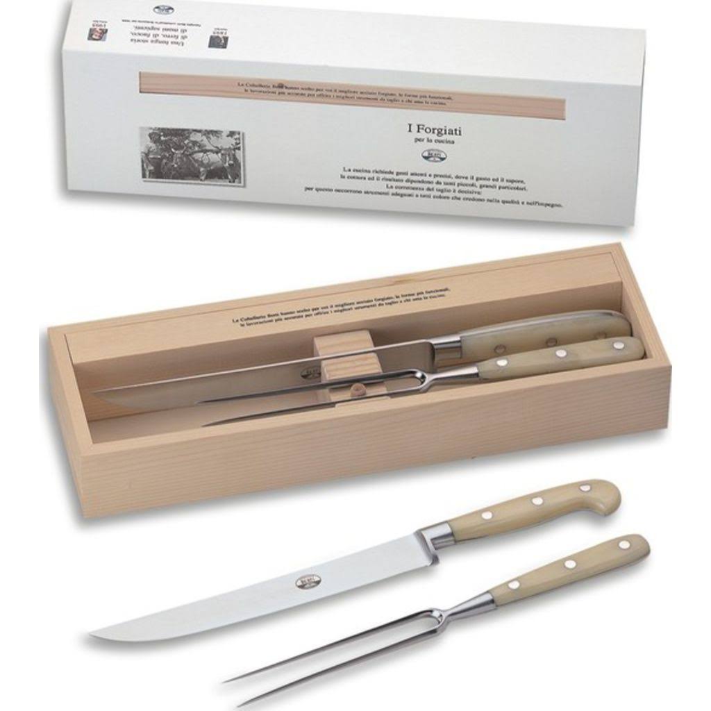 Ivory Lucite Carving Set U42562