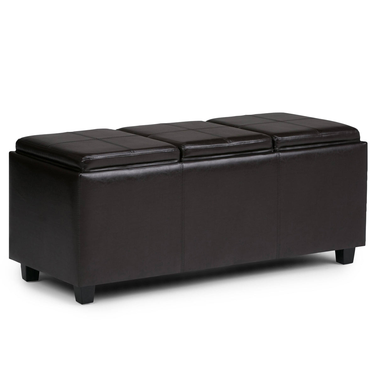 Cloud Grey Rectangle Storage Ottoman O9740