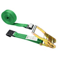 Green Ratchet Strap with Black Flat Hook L86261