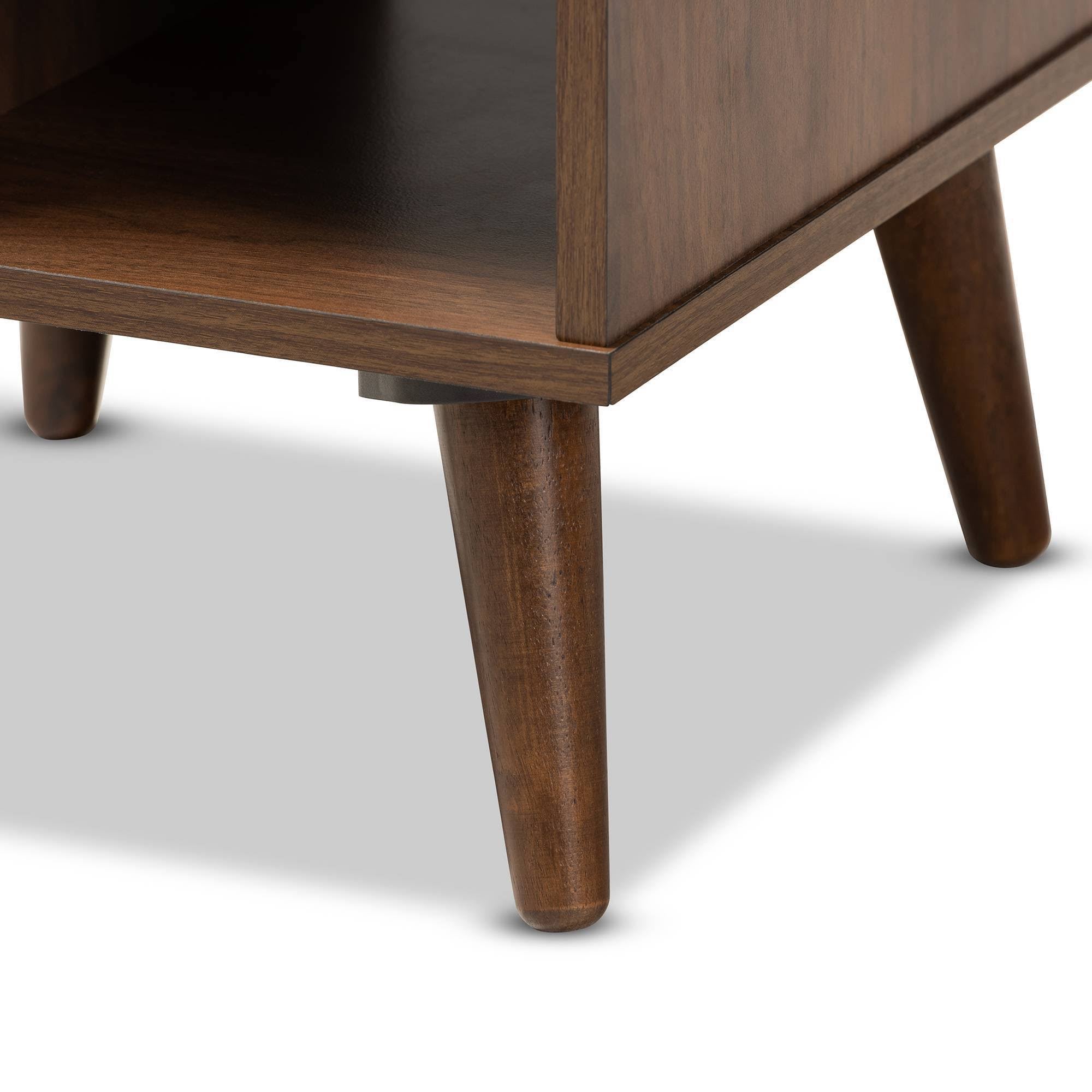 Walnut Wood End Table W2362