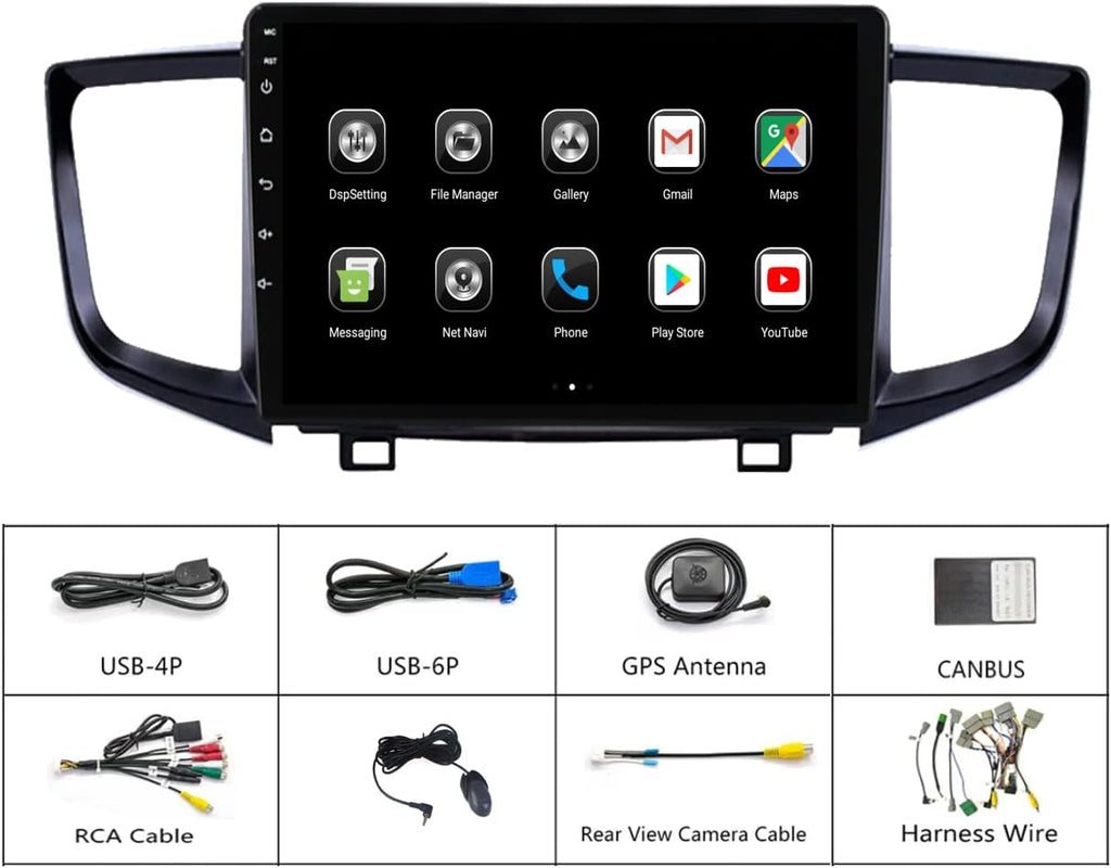 Android Stereo 9inch Touch Screen 2G RAM 32G ROM Wireless Carplay D53514