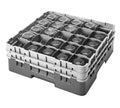 Blue 25 Compartment Full Size Glass Rack with 2 Extenders V973590