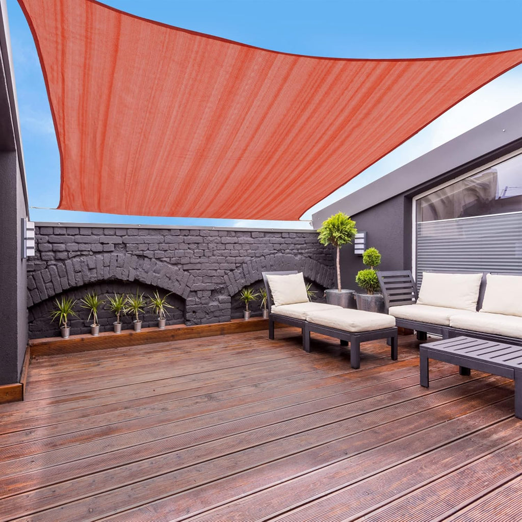 12'x16' Rectangle Sun Shade Sail Canopy Q3805