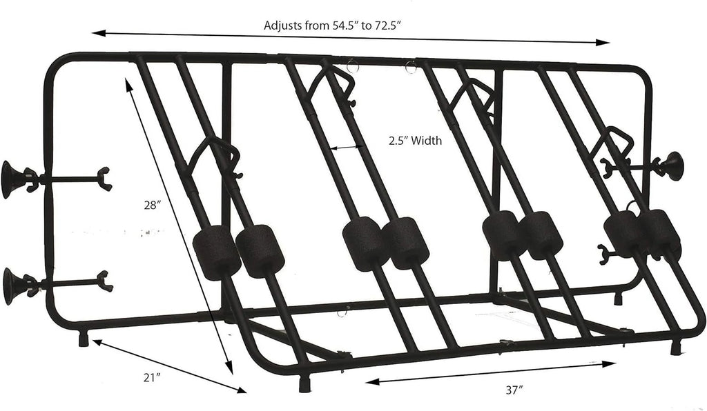 Truck 4 Bike Rack With 10 Ft Cable Lock K83860