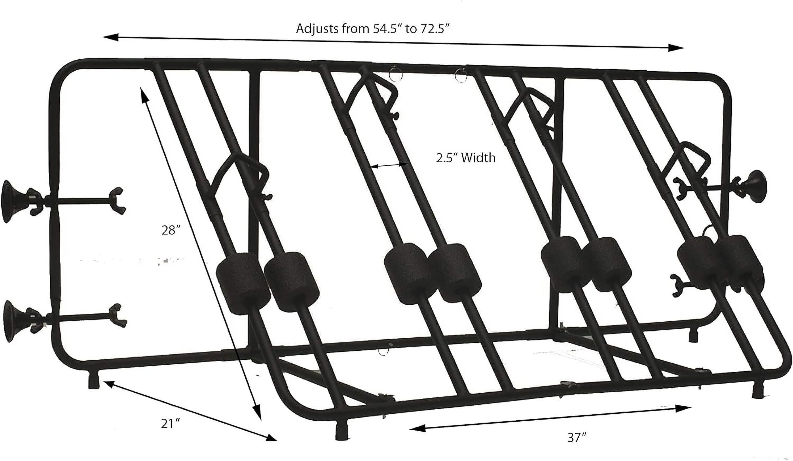 Truck 4 Bike Rack With 10 Ft Cable Lock K83860
