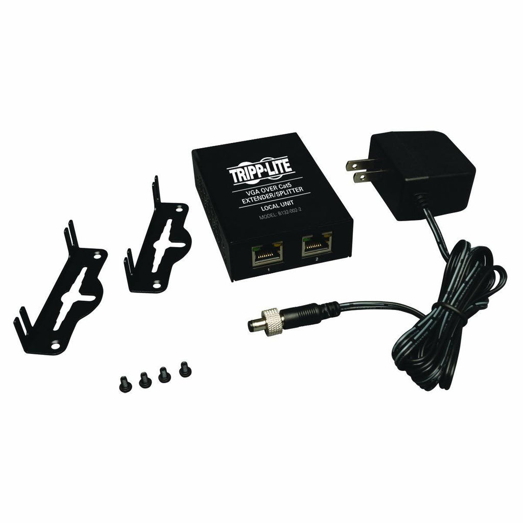VGA over Cat5/Cat6 Video Extender 2-Port Transmitter HD15 RJ45 G40746