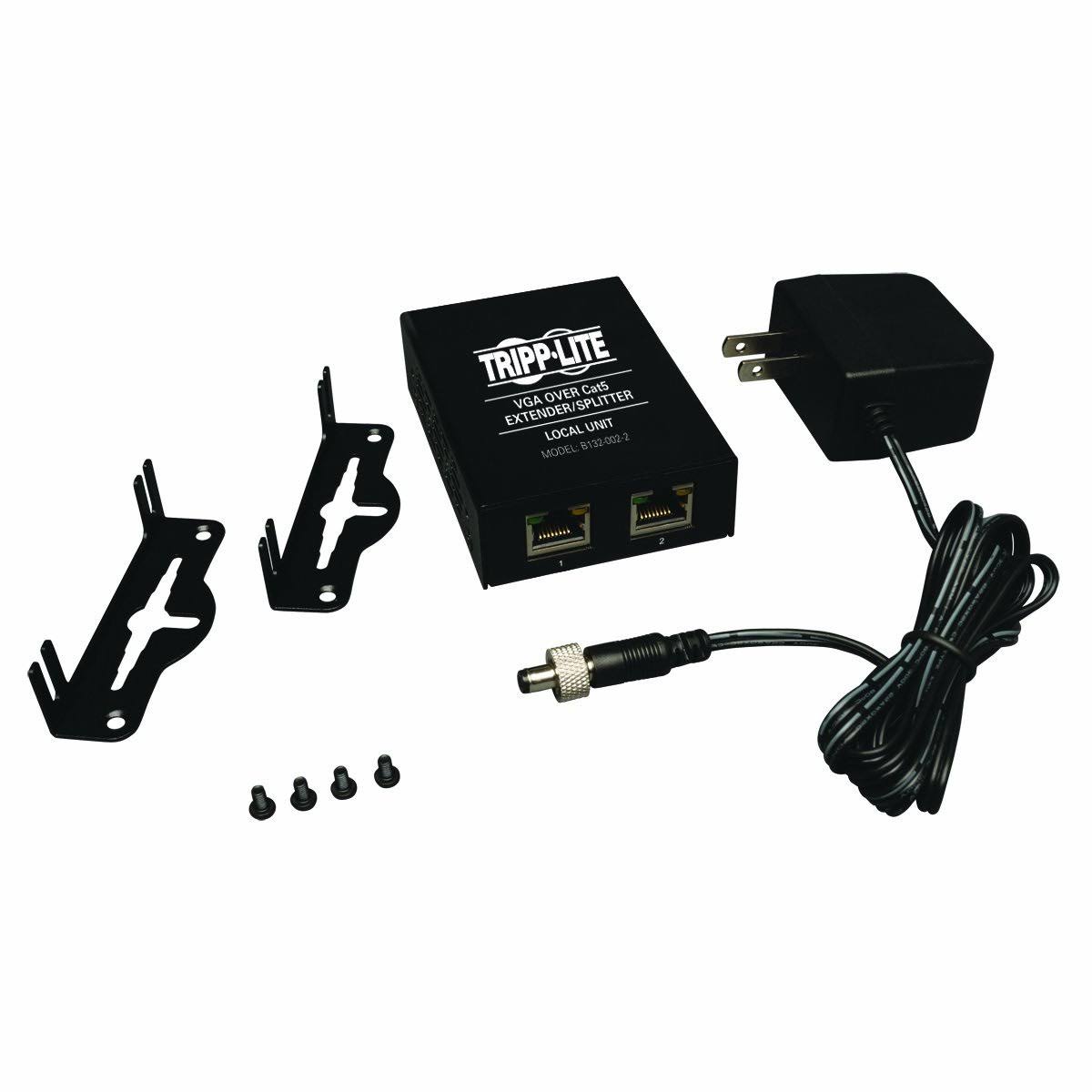 VGA over Cat5/Cat6 Video Extender 2-Port Transmitter HD15 RJ45 G40746