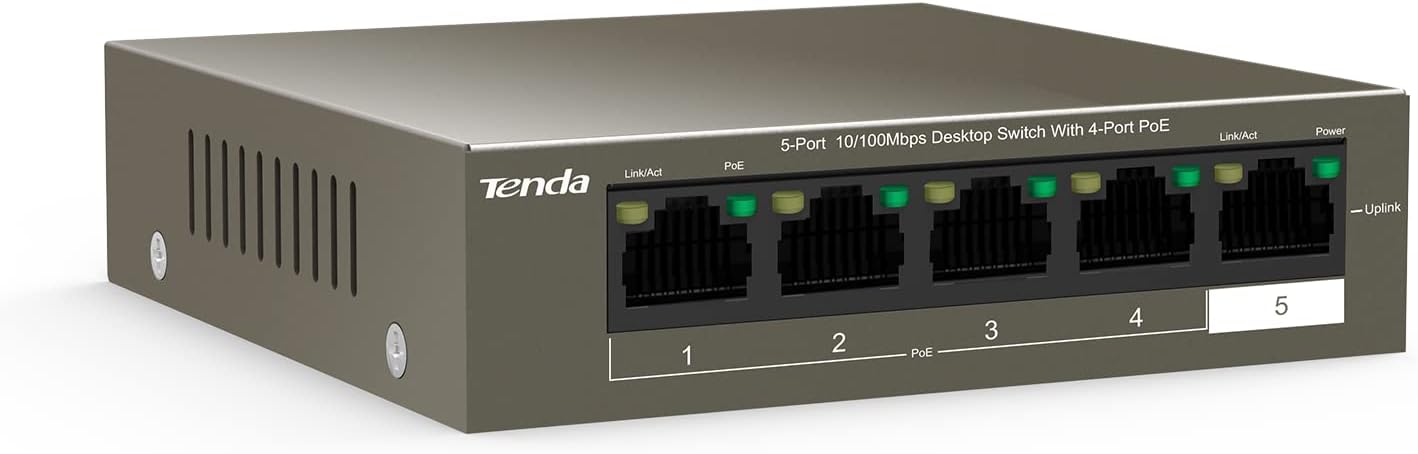 Layer-3 Managed PoE Switch with 9 PoE Ports and 1 SFP V505108