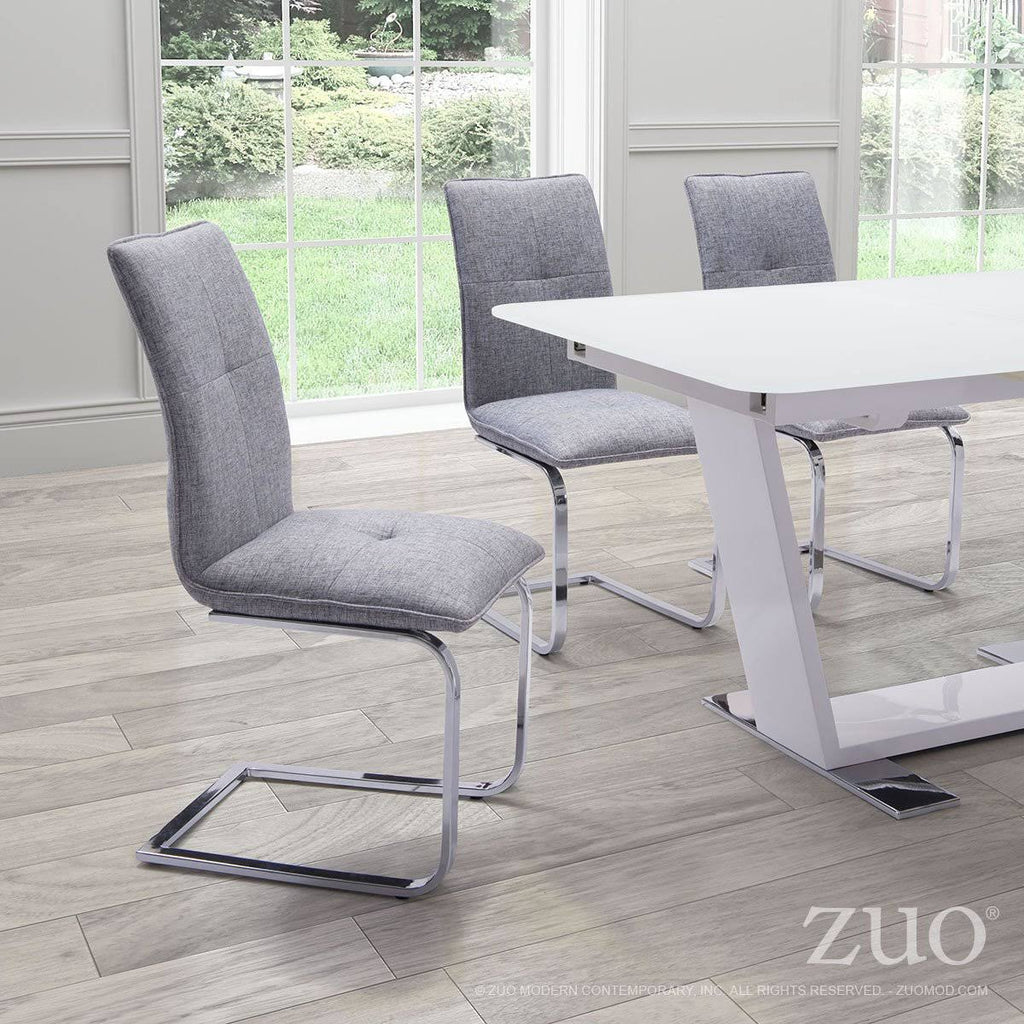 White Dining Chair Set of 2 U4708