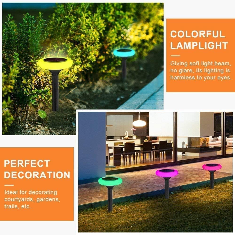 7 Color Solar Pathway Lights (4Pack) O7551