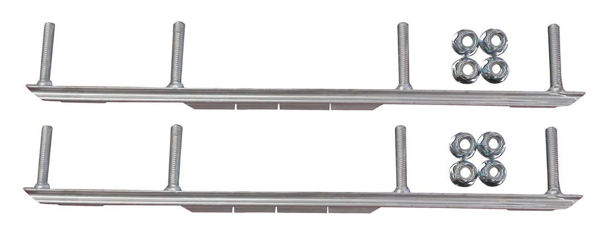 White MTX Snowmobile Skis Complete Kit N71183