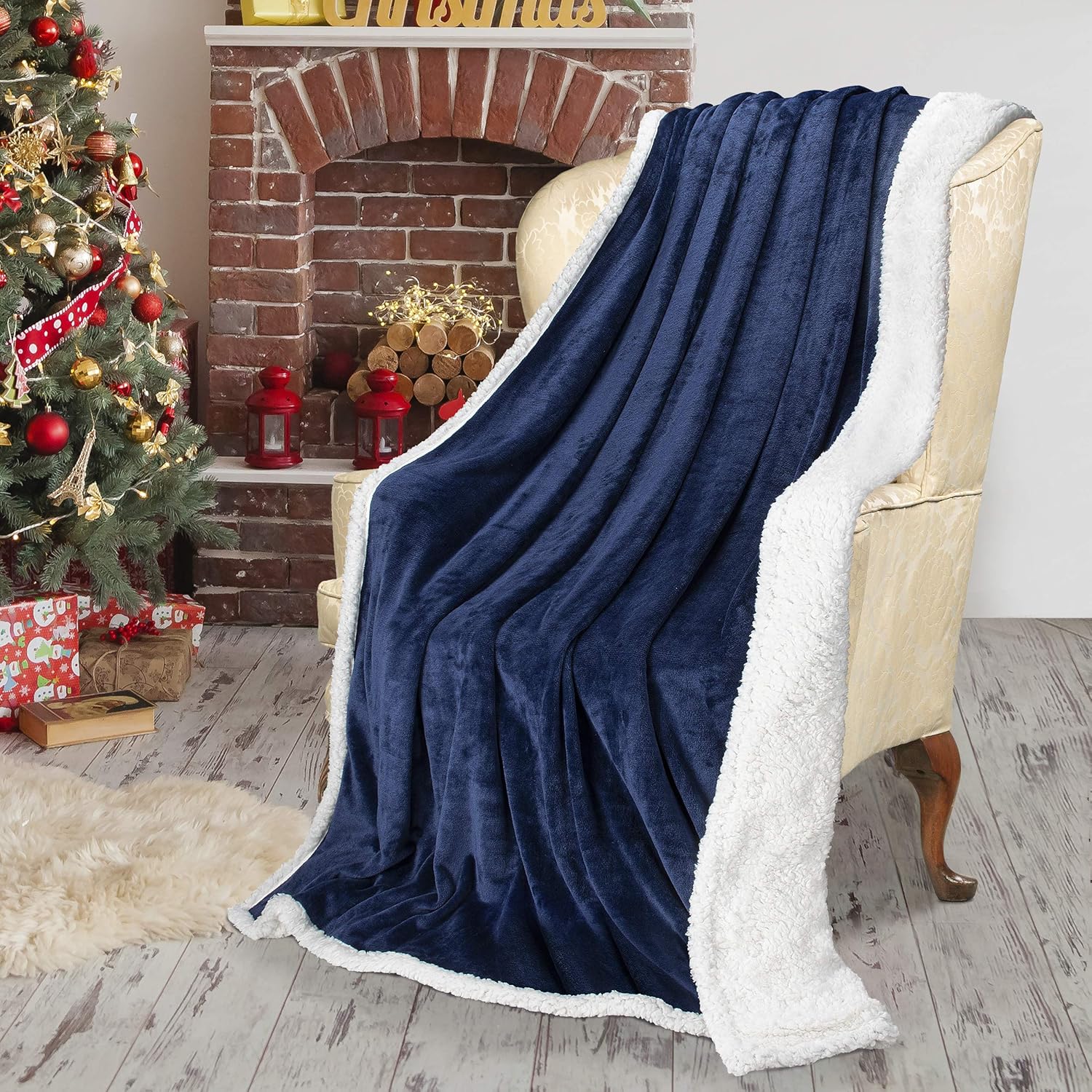 Red Buffalo Plaid Fleece Throw Blanket 50’’ X 60’’ F3703