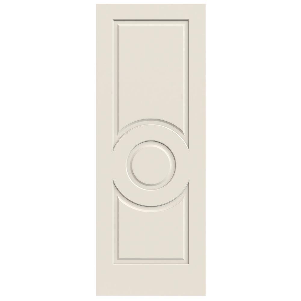 30 in. x 80 in. Primed 3-Panel Solid Core Composite Interior Door Slab M711467