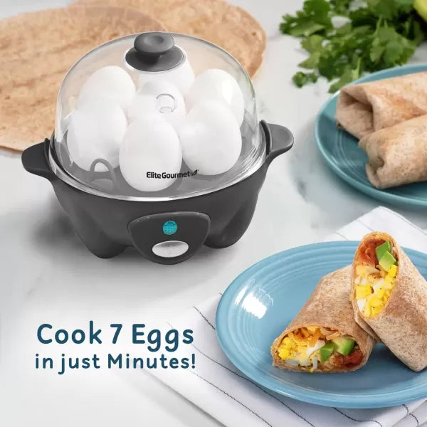 7 Egg Capacity Electric Egg Cooker with Auto Shut-Off T115