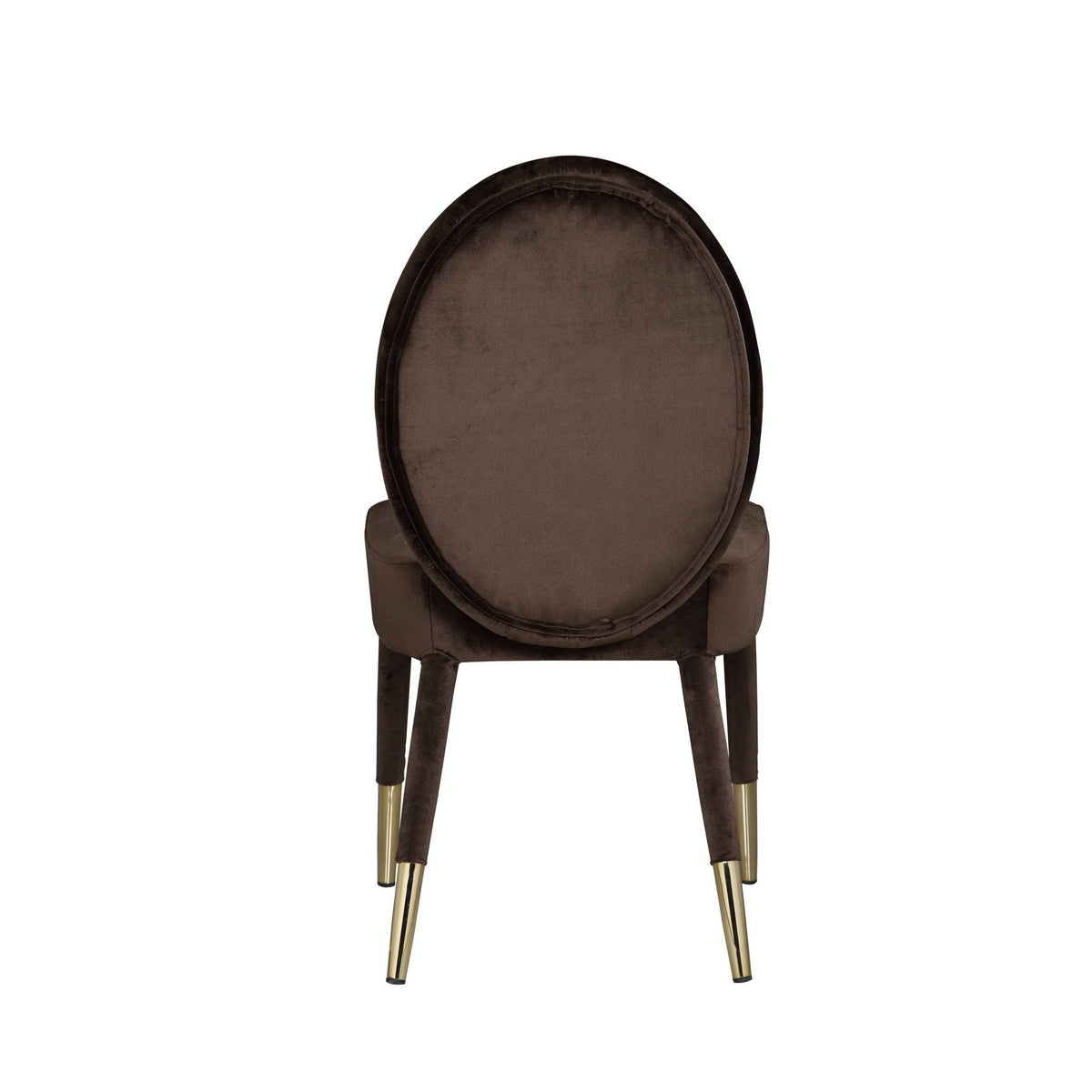 Velvet Dining Chair Set of 2 Grey P236